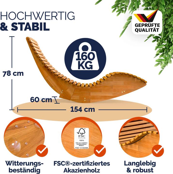 Actual product image Casaria Swing Lounger (60 cm)