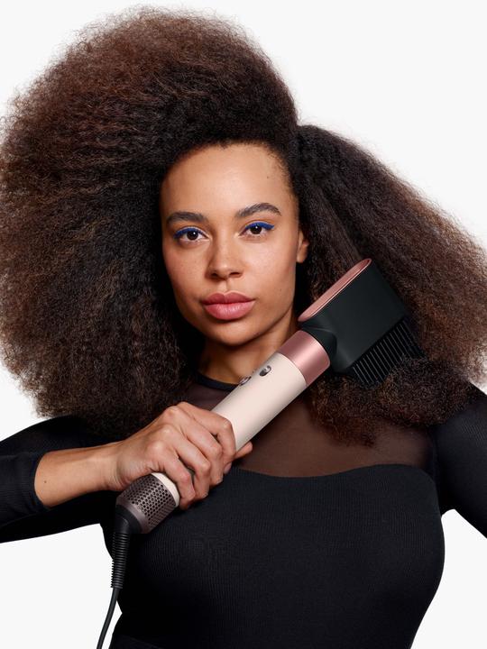 Actual product image Dyson Airwrap I.D. Curly + Coily Multi-Styler and Hair Dryer, Ceramic Pink/Rose Gold