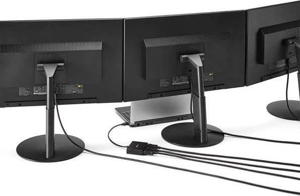 Actual product image StarTech Displayport Hub 3-Port (USB-C, 3 Ports)