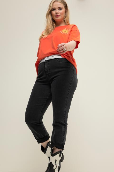 Produktbild Studio Untold Mom-Jeans, sichtbarer Anzug-Bund, 5-Pocket (48)