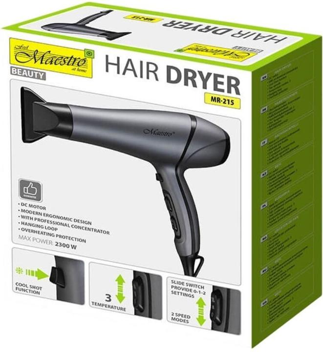 Actual product image Maestro Suszarka do włosów 2300W MR-215 (2300 W)
