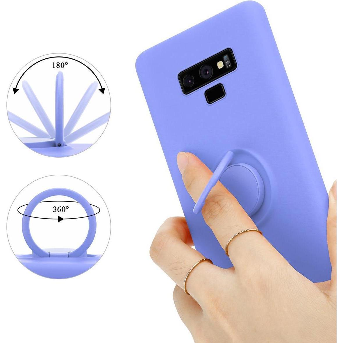 Thumbnail - Cadorabo TPU Liquid Ring Silicone Case Hülle (Samsung Galaxy Note 9), Smartphone Hülle, Violett