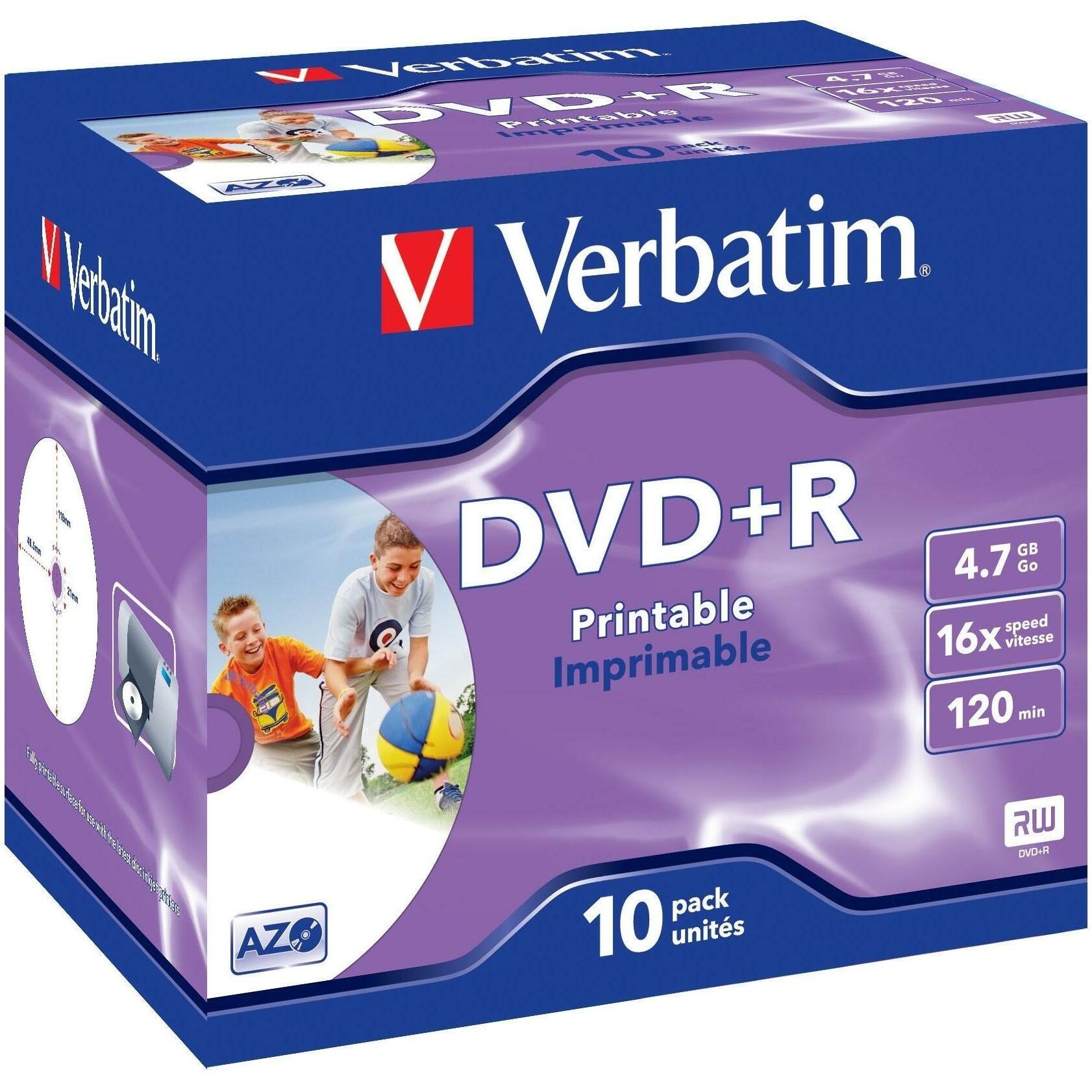Verbatim Dvd+R (10 X), Disco Ottico