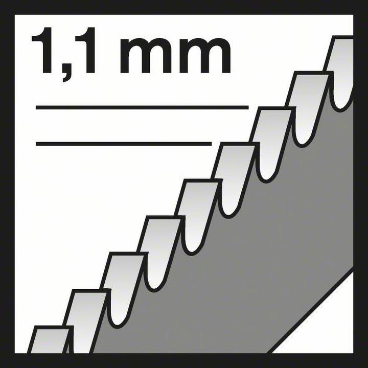 Produktbild Bosch Professional Zubehör Stichsägeblatt T 318 AF Flexible for Metal
