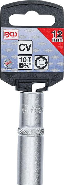 Produktbild BGS Steckschlüssel-Einsatz Super Lock, tief Antrieb Innenvierkant 10 mm (3/8") SW 12 mm (12 mm)