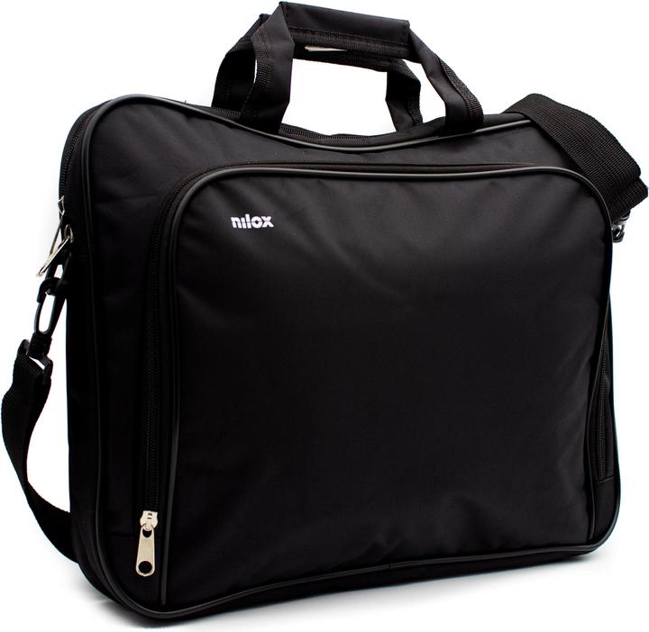 Actual product image Nilox NXMOS4156BK laptop bag 39.6 cm (15.6') Briefcase Black (15.60")