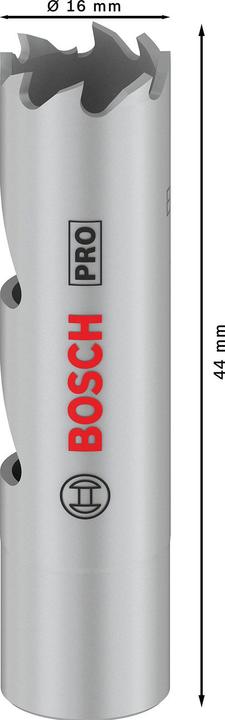 Produktbild Bosch Professional Zubehör PRO Multi Material Lochsäge, 16 mm, mit Gewinde (16 mm)