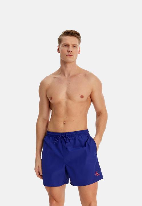 Image du produit Calvin Klein Blue Polyester Men's Swimwear (M)