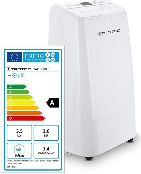 Image du produit Trotec PAC 3500 E (45 m², 12000 BTU/h)