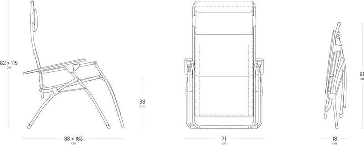 Immagine prodotto Lafuma Gartenliege (88 cm)