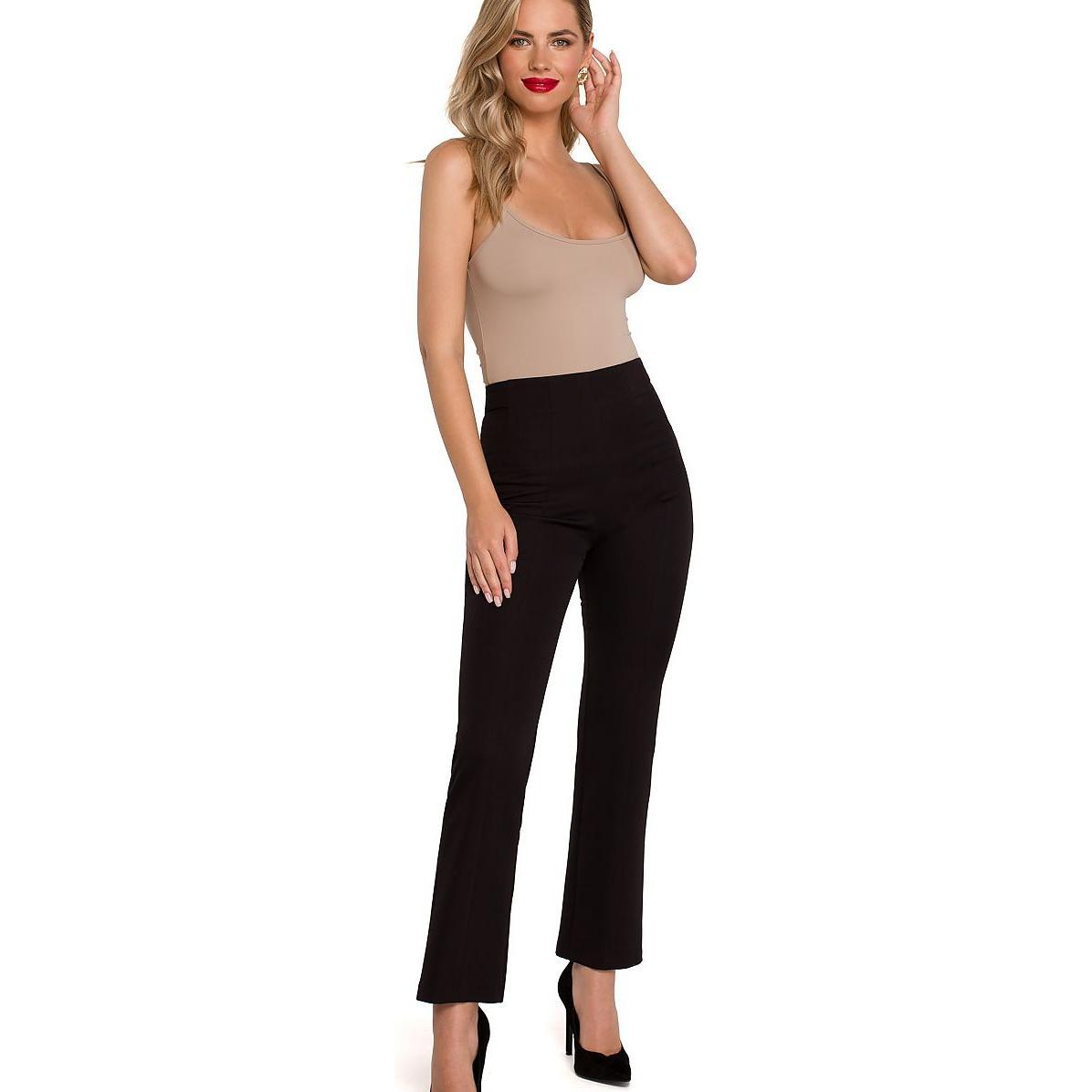 Makover, Damen, Hosen, Damen Hose, Schwarz, (L)