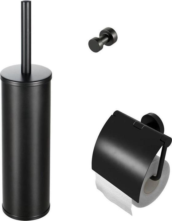 Produktbild Geesa Nemox Toilettenzubehör Set - Schwarz