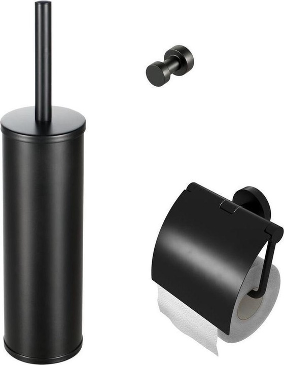Produktbild Geesa Nemox Toilettenzubehör Set - Schwarz