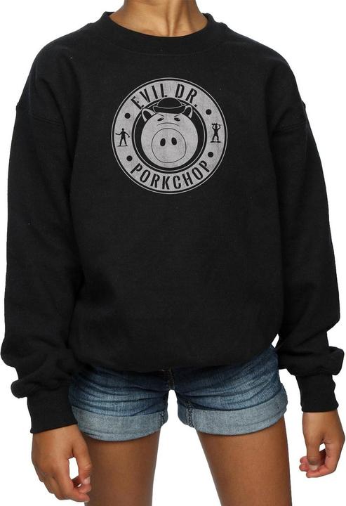 Produktbild Disney Toy Story Evil Dr Pork Chop Logo Sweatshirt Mädchen (140, 146)