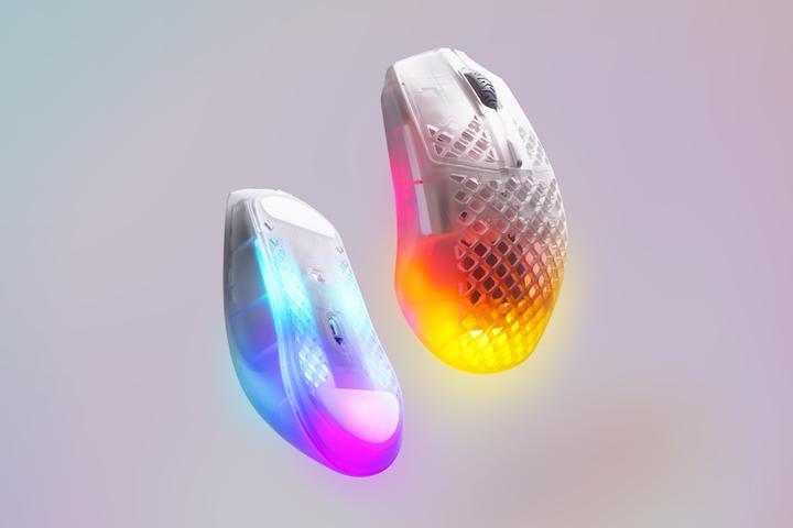 Immagine prodotto SteelSeries Aerox 3 Ghost (Cablato, Senza fili)
