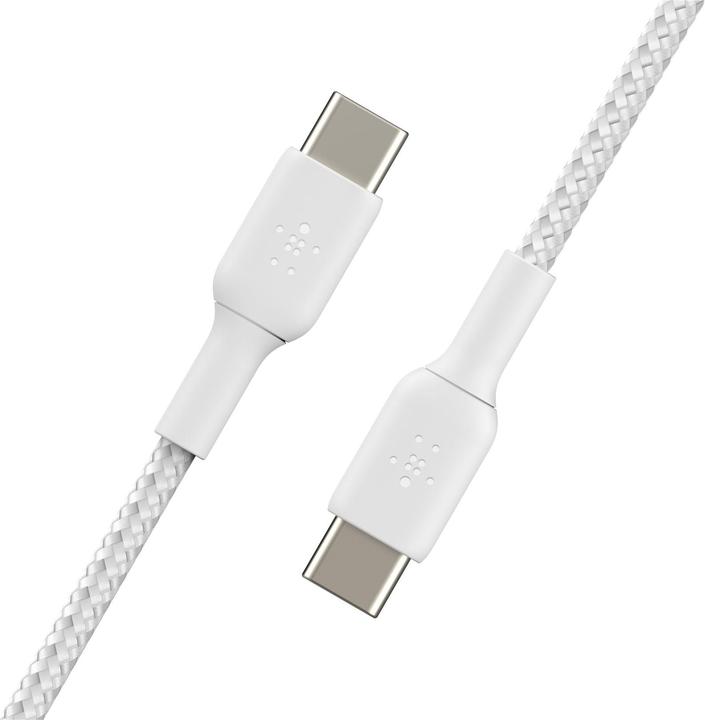 Actual product image Belkin USB charging cable Braided Boost Charge USB-C - USB-C 1 m (1 m, USB 3.2 Gen 1)