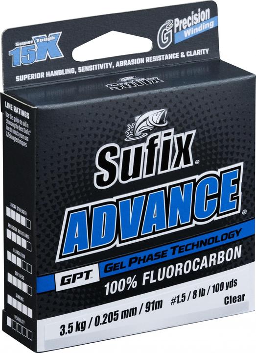 Produktbild Sufix Advance FC G2 Clear 100yd