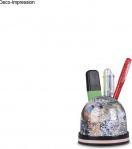 Actual product image Rayher Snowglobe with pen holder, black