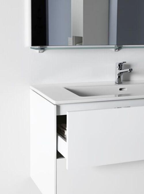 Laufen Pro S Set Base 800, Waschtisch, 1 Hahnloch, Überlauf, inkl. Waschtischunterschrank, 2 Schubl