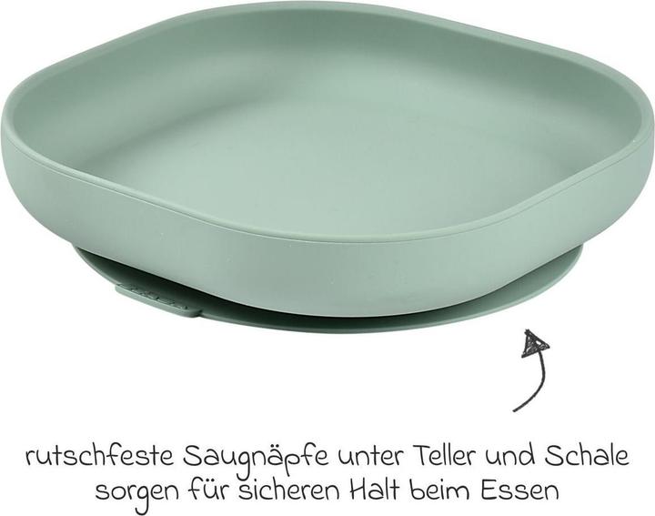 Produktbild Beaba Silikon Geschirr-Set 4-tlg salbei