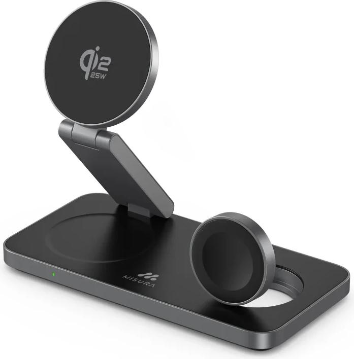 Misura MH11 Pro 3-in-1 Faltbare Kabellose Ladestation - BLACK (35 W)