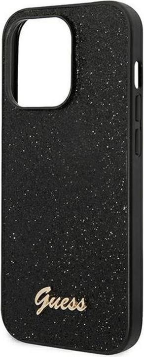Produktbild Guess GUHCP14LHGGSHK iPhone 14 Pro 6,1" czarny/black hard case Glitter Script (Apple iPhone 14 Pro)