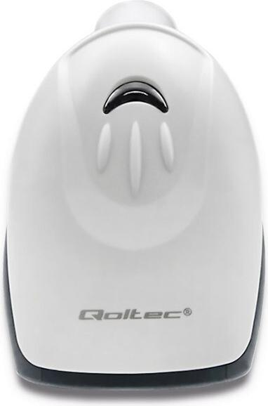 Actual product image Qoltec 50865 Barcode scanner 1D CCD USB Baltas (1D barcodes)