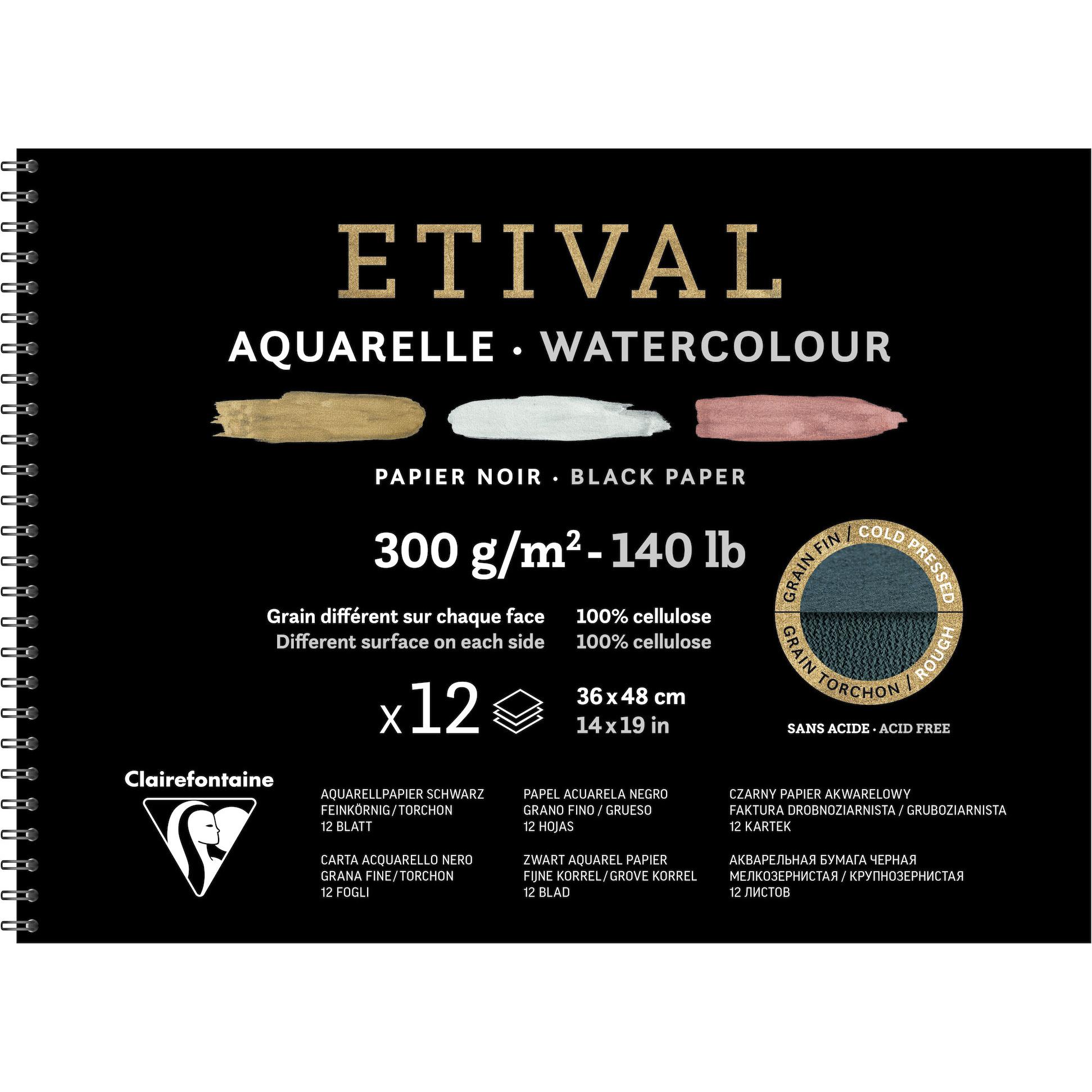 Thumbnail - Clairefontaine, Bastelpapier, Feuchte Techniken (300 g/m², 20 x)