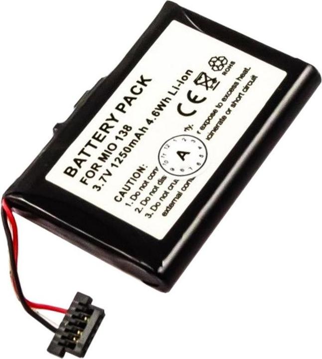 AccuCell Akku für Mitac Mio 138, Mio 268, Mio 269, Mio C 710