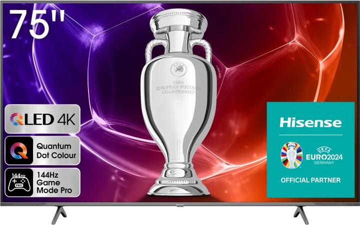 Actual product image Hisense QLED TV UHD 75E7KQ PRO (75", E7K, QLED, 4K)