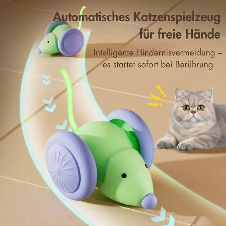 Immagine prodotto Suba Interaktives Katzenspielzeug, LED-Leuchtmaus, Elektrische, USB Aufladbar (Gioca al gatto topo)