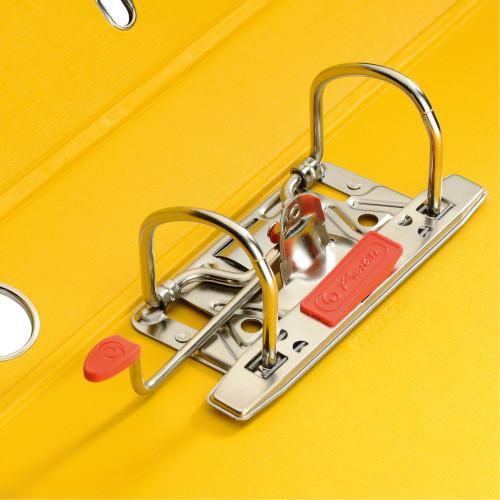 Produktbild Herlitz Ordner maX.file protect plus, Rückenbr.: 50 mm, gelb DIN A4, Voll-PP-Kunststoffbezug, Kantenschutz (A4, 50 mm, 1 Stück)
