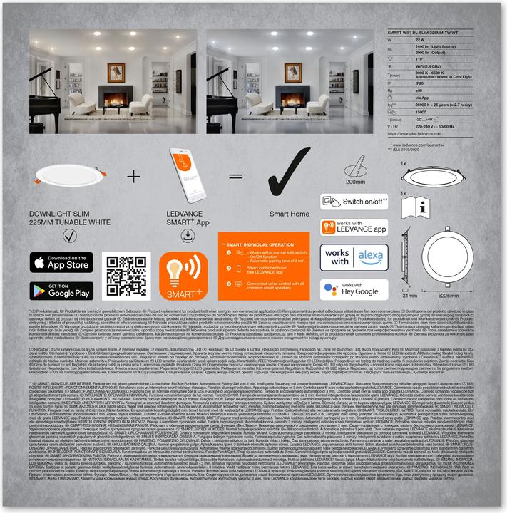 Image du produit Ledvance Smart Recess (2000 lm)