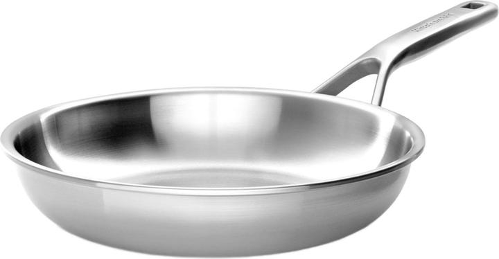 KitchenAid 3PLY Opn Frypan 24cm Uncoated (24 cm, Frying pan, Stainless steel)