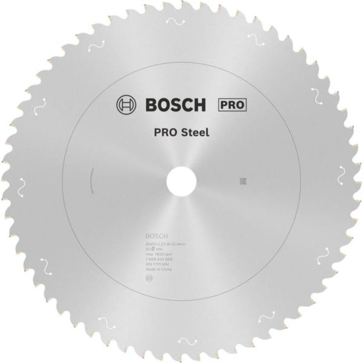 Produktbild Bosch Professional Zubehör PRO Steel Kreissägeblatt, 305 x 2,2 x 25,4 mm, T60
