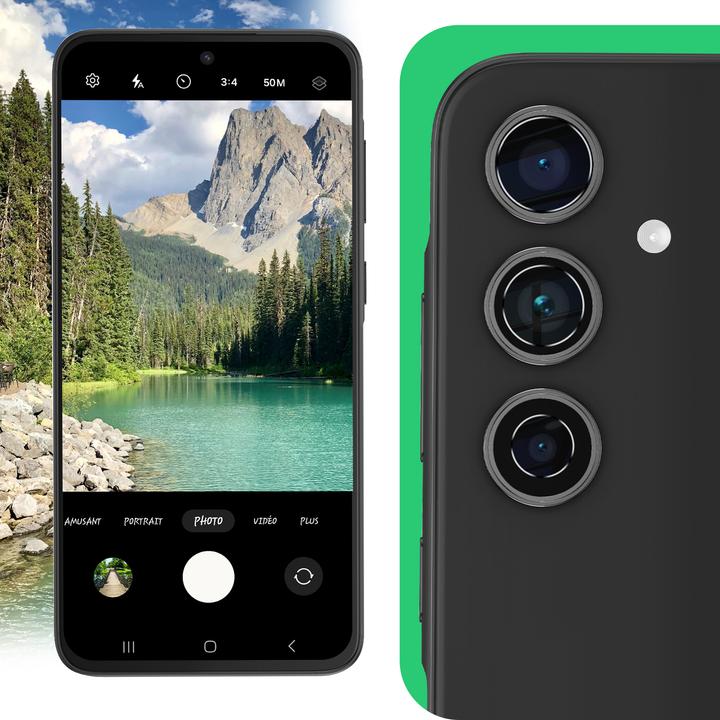 Actual product image Bestsuit Screen protection Flexible Hybrid Glass for Samsung A36 camera lenses (1 pcs., Samsung Galaxy A36)