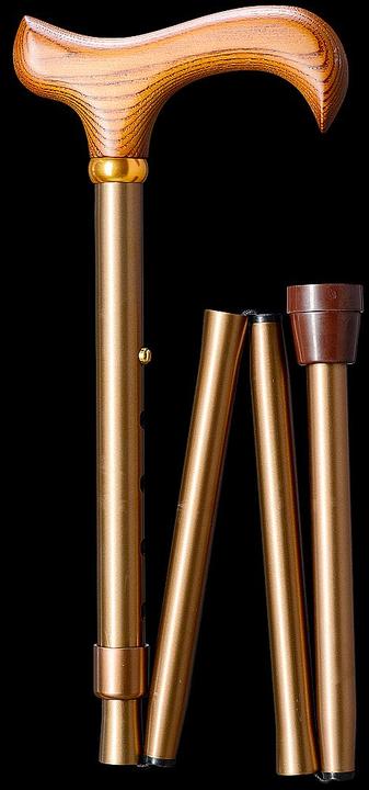 Actual product image Gastrock Folding pole 8595cm 4f Alu bronze Derby (85 - 95 cm)