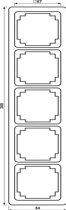 Actual product image JUNG CDP 585 WW White