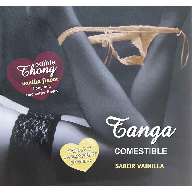 Hotflowers WAFER THONG UND 2 NIPPELPADS GIRL VANILLA FLAVOR /es/pt/en/fr/it/