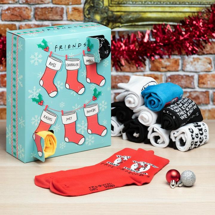 Actual product image Paladone Products Friends Sock Advent Calendar