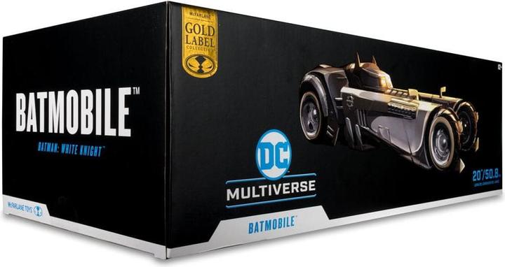 Produktbild McFarlane DC Multiverse Fahrzeug White Knight Batmobile (Gold Label) 18 cm