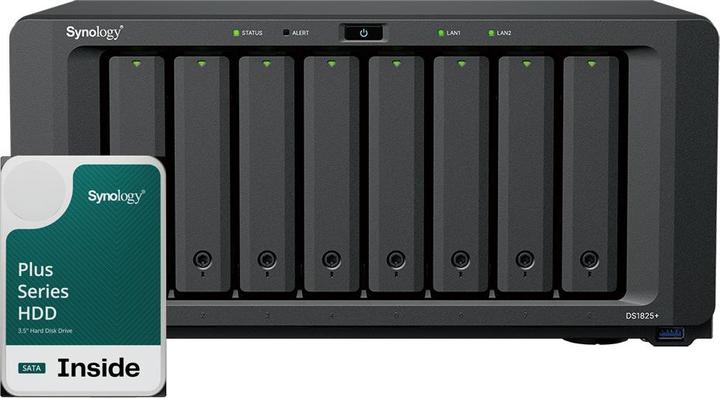 Produktbild Synology DS1825+ 8Bay 32TB NAS met 8x 4TB Plus HDD