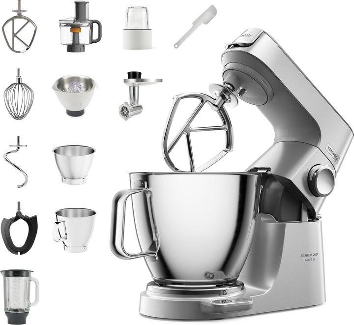 Produktbild Kenwood KVL85.704SI Titanium Chef Baker XL inkl. KAH359+KAX950+KAH64 (1200 W)
