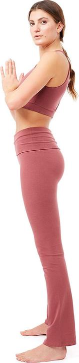 Actual product image Mandala Yoga Pants Classic Rolldown Black