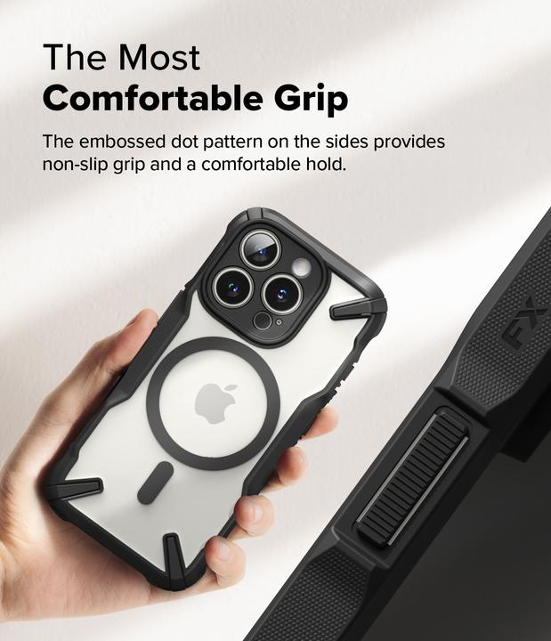 Actual product image Ringke Case for iPhone 16 Pro FUSION X MAGNETIC BLACK (Apple iPhone 16 Pro)