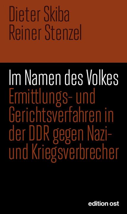 Produktbild Im Namen des Volkes (Deutsch, Dieter Skiba, Reiner Stenzel, 2016)