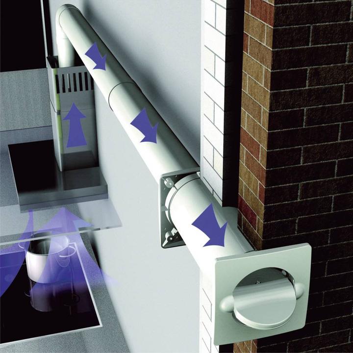 Produktbild Wallair N37217 Energiespar-Mauerkasten Kunststoff Passend für Rohr-Durchmesser: