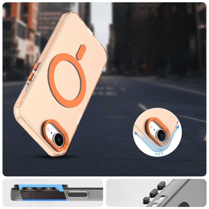 Immagine prodotto Cover-Discount iPhone 16e - Acryl-Handyhülle mit Magnet und Farbakzent (Apple iPhone 16e)