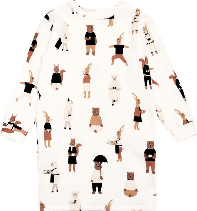 Produktbild Hebe Warmes Sweatshirt-Kleid mit Tiermotiv (110, 116)