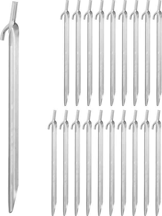 Actual product image Relaxdays 20x tent pegs